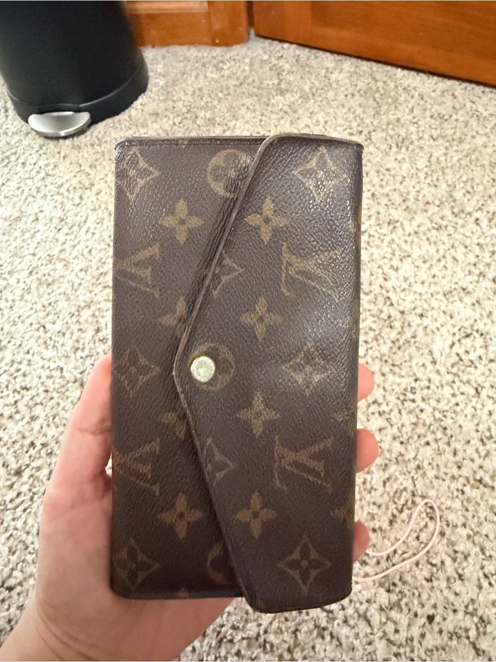 Authentic Louis Vuitton Wallet turned into a 6 ring Planner/Pocket Notebook